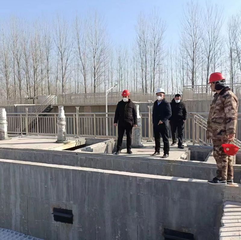 河南草莓秋葵菠萝蜜黄瓜榴莲视频環保董事（shì）長赴濮陽範縣汙水處理廠（chǎng）現場視察指導工作