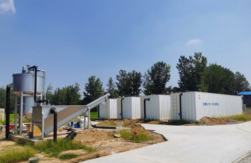 邏崗汙水處理廠與柳河南汙水處理廠同時完成設備安裝  進入調試階段