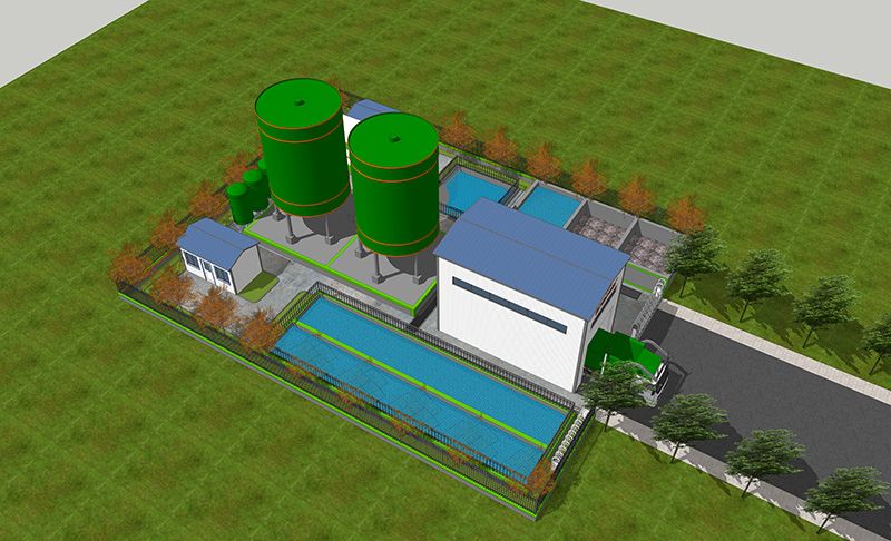 恭賀我（wǒ）司合武高鐵湖北段某隧道汙水處理站順利竣工