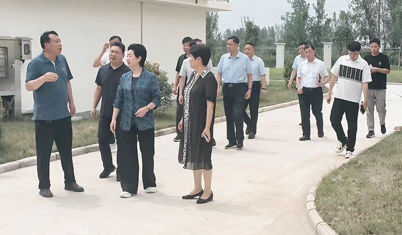 熱（rè）烈歡迎各領導視察我司承建的柳河及羅崗汙水處理廠項目